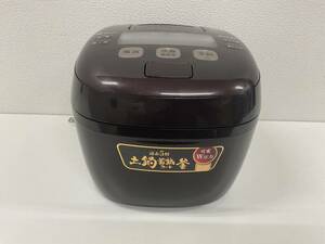 【A239】中古品　TIGER　タイガー　土鍋蓄熱コート釜　圧力IHジャー炊飯器　JPI-B100　ディープブラウンTP　1.0L　2020年製　動作確認済