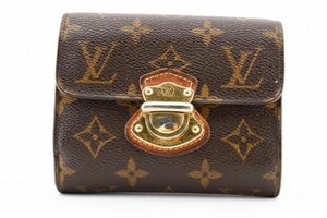 Louis Vuitton ルイヴィトン 三つ折り財布 モノグラム ポルトフォイユジョイ ブラウン 中古 M60211 48528873