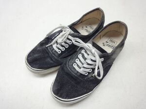 送料無料◎VANS/バンズ■23.5cm/US6H/EUR37■AUTHENTIC WL オーセンティック WL V3807W DNM スニーカー■ブラック/デニム調■#21106MK194_4