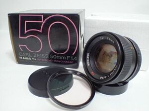 H066/6E◆CONTAX Carl Zeiss Planar 50mm F1.4 T* コンタックス カールツァイス プラナー美品◆