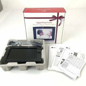 FUZ【中古品】 LG F700OS デジタルフォトフレーム ブラック インテリア 写真 〈96-231210-YY-10-FUZ〉