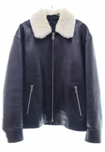 コムデギャルソン COMME des GARCONS 希少 アーカイブ 94AW 2WAY ムートン レザー ジャケット M AD1994 田中期 田中オム 90s240407