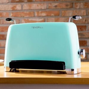 ∞【未使用】TENGRILL テングリル TGJ19-G10(M) ミント 縦型ヘルシーオーブン調理器 □H8