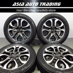 マツダ DJ デミオ 純正 5.5J+40 PC100-4穴 ブリヂストン VRX3 185/60R16 BLIZZAK 2021年後半 走行極少 スタッドレス マツダ2