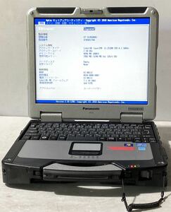 Bios 起動確認済み Panasonic TOUGHBOOK CF-31 CF-31JEGAKDJ Core i5 2520M 使用時間:160時間 メモリ4GB 13.1インチ ジャンク 451