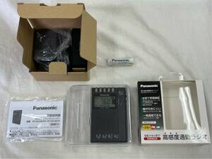 新品未使用 パナソニック 高感度通勤ラジオ [RF-ND380RK-K 訳あり] 充電器/充電池(バッテリー)付き FM/AM ブラック 黒 Panasonic 複数あり