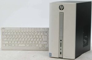 HP Pavilion Desktop PC 570-p072jp ■ i7-7700/BD-RE/無線/Geforce GTX 745/第7世代/Windows10 ゲーミングデスクトップ