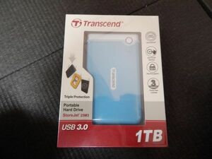 【未使用未開封品】 Transcend　1TB　ポータブルハードディスクドライブ　StoreJet25M3