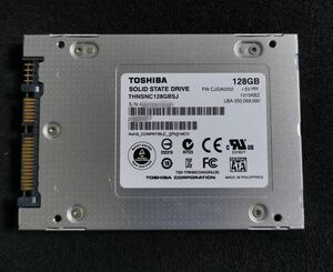 ((動作品・3個限定！)) TOSHIBA SSD 128GB MLC 2.5inch THNSNC128GBSJ SATA