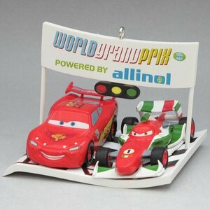 ディズニー　カーズ　Cars　ライトニング・マックィーン＆フランチェスコ　Hallmarkオーナメント　2011年　ホールマークオーナメント　新品