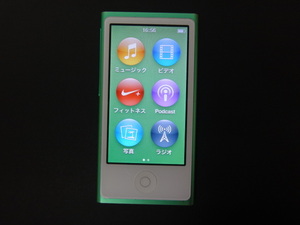 Apple iPod nano 16GB グリーン 第7世代 MD478J A1446 本体のみ