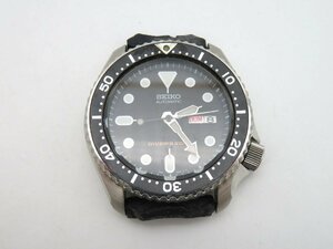 1円◆稼働◆ セイコー 7S26-0020 ブラック 自動巻き メンズ 腕時計 M15306