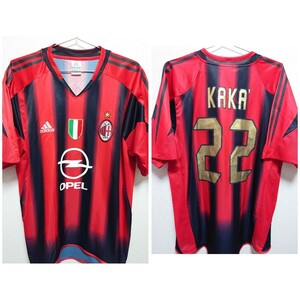 1円スタート　adidas 2004〜05 ACミラン カカ　ユニフォーム　ホーム　ユニフォーム KAKA ACMILAN