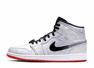 CLOT Nike Air Jordan 1 Mid SE Fearless "White/Black/Red" 26.5cm CU2804-100