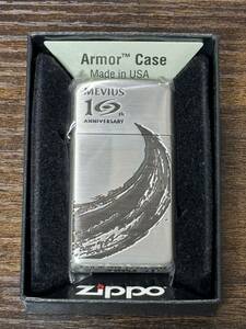 zippo MEVIUS Armor Case 10th ANNIVERSARY 限定品 メビウス アーマー 10周年記念 2022年製 スリム 特殊刻印 デットストック ケース