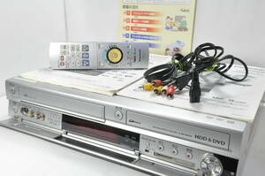 ★早い者勝ち★超絶美品 パナソニック DMR-EH75V VHS⇔DVD⇔HDD ダビOKビデオデッキ！説明書 リモ付 ダビ動作写真有♪