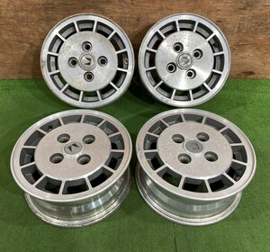 【MITSUBISHI/ASAHI】13×5J　ET38　4H/114.3　　４本セット！　★旧車★希少★