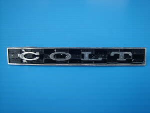 三菱 コルトギャラン GTO GALANT COLT エンブレム 中古 当時物 昭和 レトロ 旧車 街道レーサー XⅡ MR GSR GSⅡ コルトバージョンR