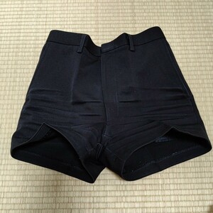 カンコー　ショート丈　小学生制服半ズボン　150Ａ黒　used　通学　短パン　股下6.5cm