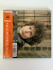 T29◆Bob Dylan ボブ・ディラン◆CD BLONDE ON BLONDE ブロンド・オン・ブロンド 紙ジャケ 1966年作品 SX68サウンド MHCP 373 帯 美品