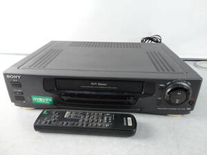● BV12 ★ SONY VHSビデオデッキ SLV-FX30 / Panasonic NV-VP50S ★ 通電確認済み