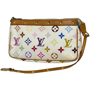 ルイ・ヴィトン Louis Vuitton ポシェット アクセソワール モノグラムマルチカラー ブロン(ホワイト) M92649 レディース 【中古】