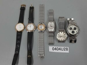 0404U28　時計　腕時計　ジャンク品　おまとめ　SWATCH　RAYMOND WEIL　PERVALENTINO など