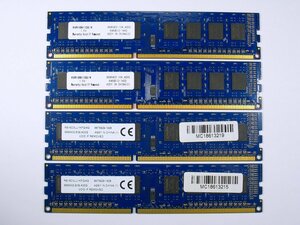 【中古】Kingston 4GB×4枚 合計16GB ・KVR16N11S8/4・RB16D3LU1KFG/4G 各2枚 PC3-12800 DDR3-1600