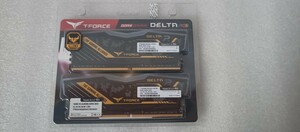 【0039】TEAM T-FORCE DELTA RGB TUF　ALLIANCE DDR4-2933 8GBx2 16GB 新品　未使用　未開封