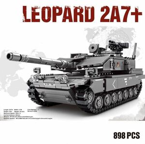 即納　レオパルト2 Leopard 2 戦車 レゴ　互換　テクニック　ミニフィグ LEGO 互換 ミニフィギュア　2a7