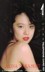 ★中森明菜　ケン企画★テレカ５０度数未使用pu_54