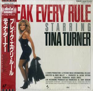 B00175252/LD/ティナ・ターナー(TINA TURNER)「Break Every Rule (1987年・L050-1084)」