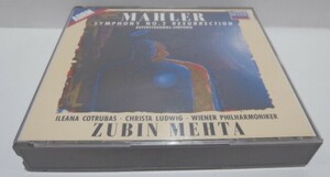 西独盤 2枚組 CD　メータ　ウィーンフィル　マーラー 交響曲2番　DECCA 414 538-2 初期 蒸着 MEHTA MAHLER　Made in W.Germany ドイツ