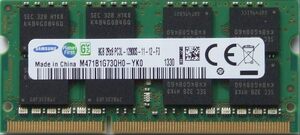 サムスン純正 PC3-12800(DDR3-1600) SO-DIMM 8GB ノートPC用メモリ DDR3L対応モデル （電圧1