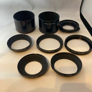 CONTAX METAL HOOD 5 1 55/86 72/86 GELATINE FILTER HOLDER コンタックス　メタルフード　レンズフード　リング