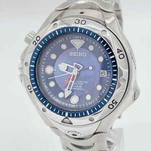 【1円スタート】稼働 SEIKO セイコー 5M65-0A60 MARINEMASTER KINETIC キネティック SCUBA 200m AIR DIVER