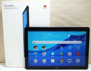 2K HUAWEI MediaPad T5 ファーウェイ メディアパッド 10.1インチ フルHD AGS-W09 32GB Wi-Fi タブレット 箱付 1円スタート