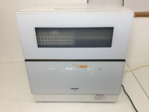 ●代DM035-160 【通電確認済】 Panasonic NP-TZ300-W 卓上食洗機 2021年製 パナソニック 卓上型 食器洗い乾燥機