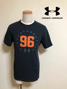 【良品】 UNDER ARMOUR CHARGED COTTON LOOSE TEE アンダーアーマー Tシャツ トップス サイズMD 半袖 MTR8276 黒