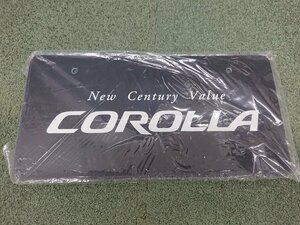 ★未開封品★トヨタ カローラ COROLLA ディーラー展示用 非売品 ナンバープレート マスコットプレート 2枚SET 【他商品と同梱歓迎】