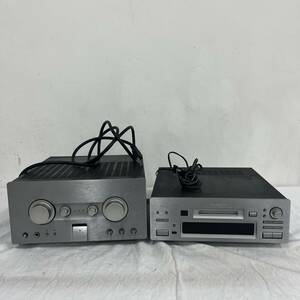 WA020685(054)-514/YK8000【名古屋】ケンウッド　ステレオ2点まとめ　KENWOOD　DMF-7002　KAF-7002　