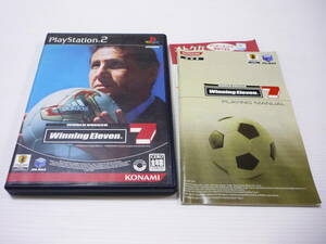 [管00]【送料無料】ゲームソフト PS2 ワールドサッカー ウイニングイレブン7 SLPM-62356(VW147-J1) プレステ PlayStation