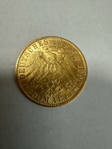 1899年　ドイツ　20マルク金貨　フランクリンミント