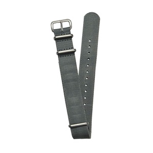 NAVAL N.W.C. NYLON NATO TYPE WATCH STRAP 18mm Gry Color