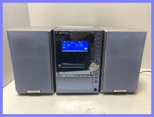 ▼【ケンウッド マイクロコンポ SL-3MD CD/MD/テープ/ラジオ avino 簡易動作確認済み】（NF240330）503-43W