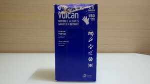 H440-46618 バルカン ニトリル グローブ Lサイズ 枚数不明 数枚撤去(パッケージ破損のため) 左右兼用タイプ 食品衛生法適合 指先に滑り止め