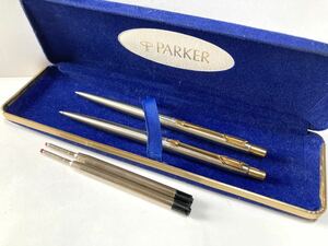 【美品】PARKER パーカー クラシック フライターGT 2本セット 互換リフィル2本付き