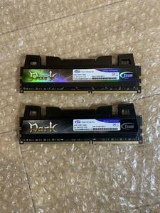 Team DARK　TXD34096M1600HC9-D　4GB DDR3 1600 CL9-9-9-24 1.5V DIMMx2枚 合計8GB