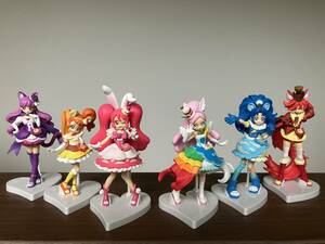 ラスト1セット【超究極激激激激レア】キラキラ☆プリキュアアラモード キューティーフィギュア 6個セット