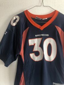 【レア】STARTER NFL BRONCOS 30 Davis ゲームシャツ　アメリカフットボール　NY